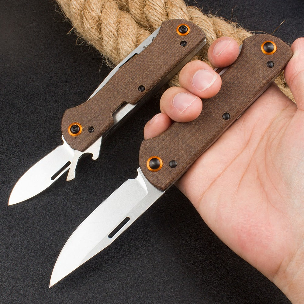BM317 Portable Brown Linen Multifunctional Outdoor Tool