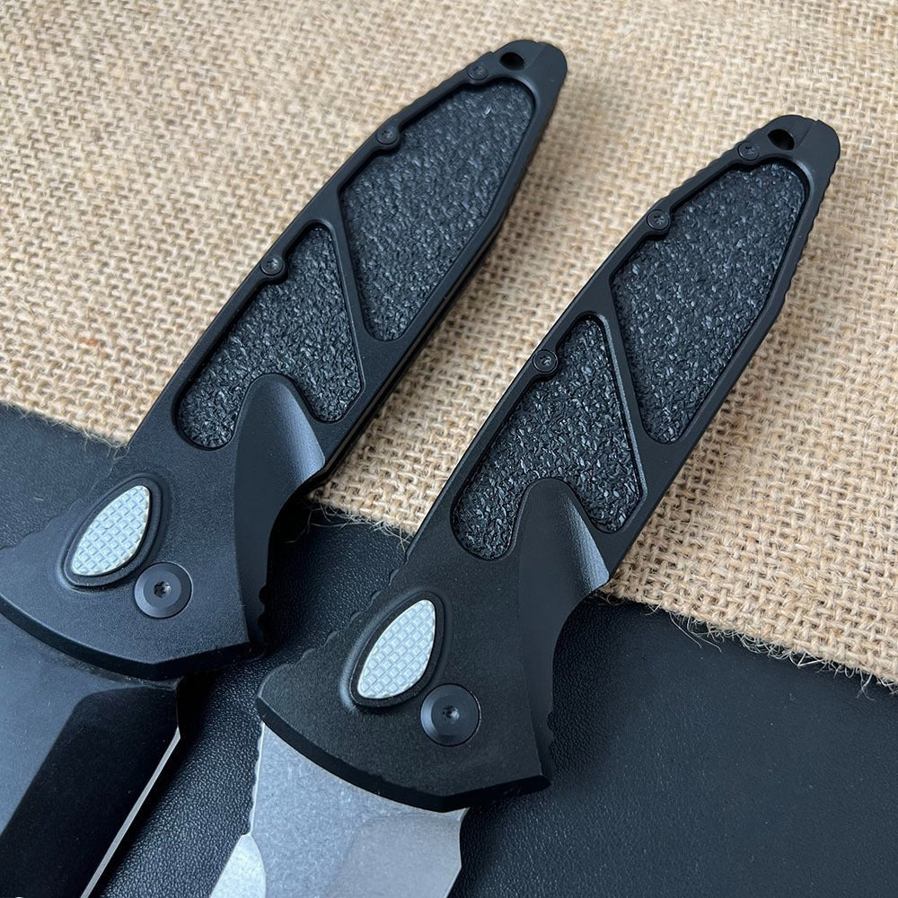 Damascus Steel-clad Aluminum Alloy Handle Outdoor Portable Tool