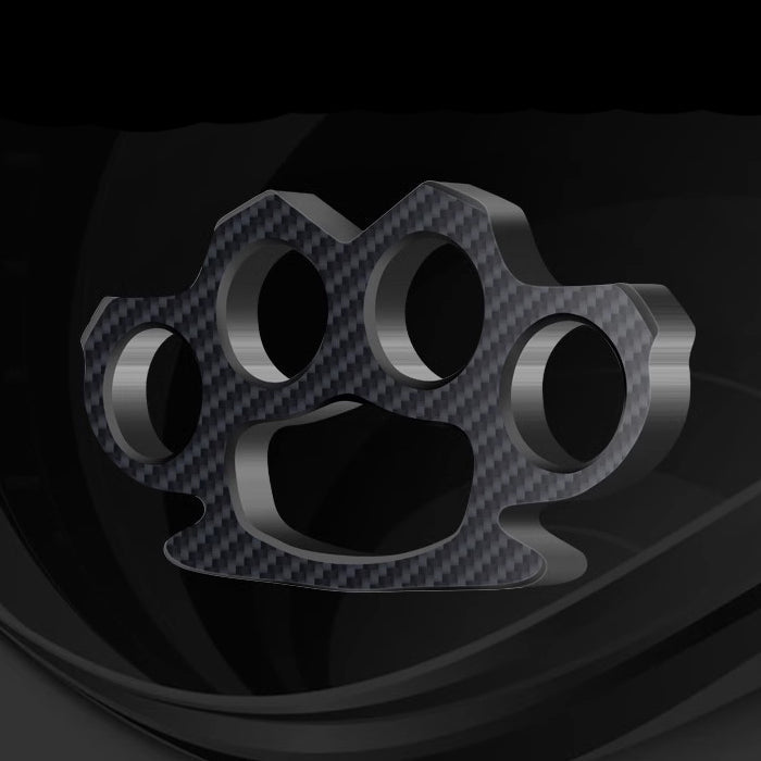 2023 New Carbon Fiber Brass Knuckles - Tacsafeworld EDC Gadgets