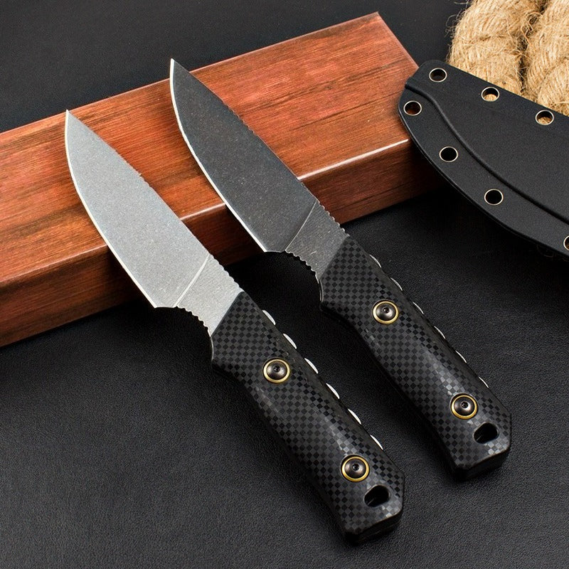 BM15600 Nylon Fiberglass Handle Stonewashed D2 Steel Outdoor EDC Tool