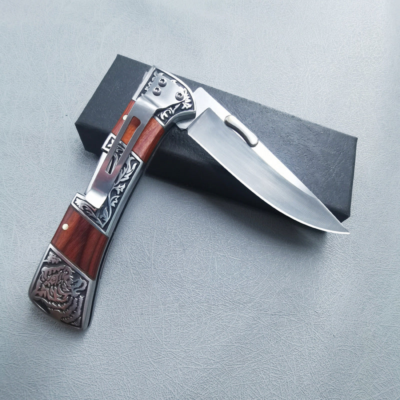 Exquisitely Carved Outdoor Foldable Portable Tool