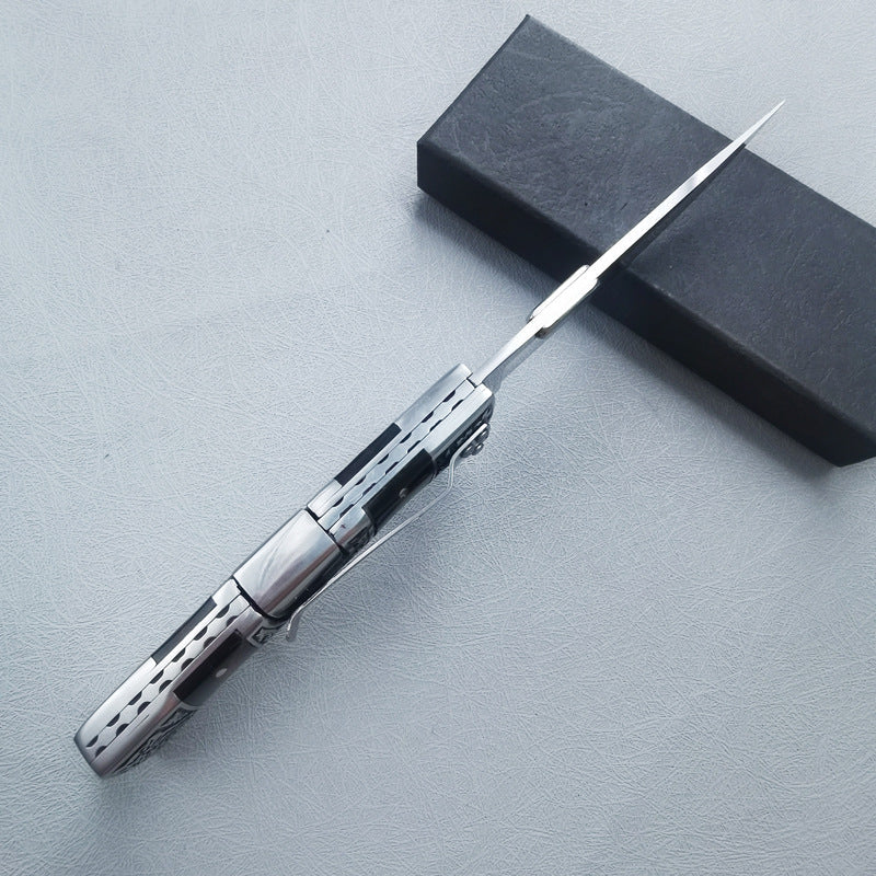 Exquisitely Carved Outdoor Foldable Portable Tool