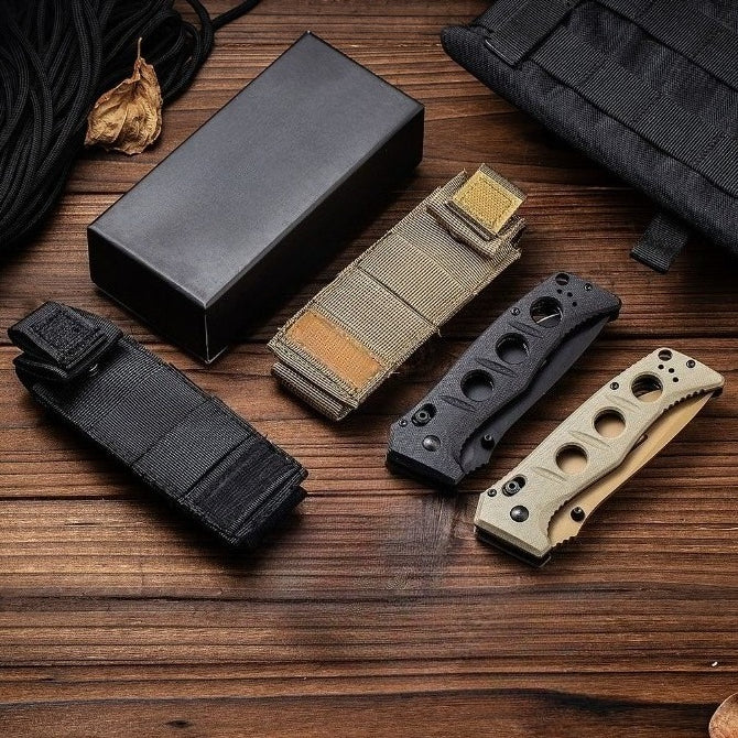BM275SFE-2 G10 D2 Steel Titanium Coated Outdoor Folding Tool
