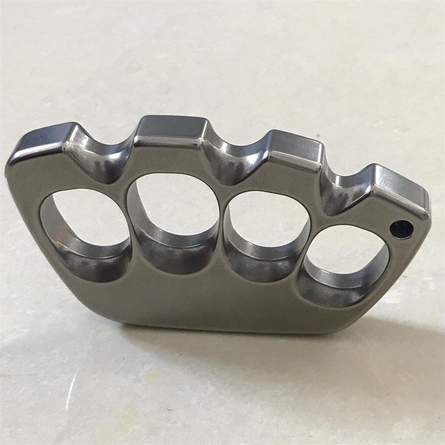 Creative Stonewashed Polished Style Big Hole Titanium Outdoor Tool