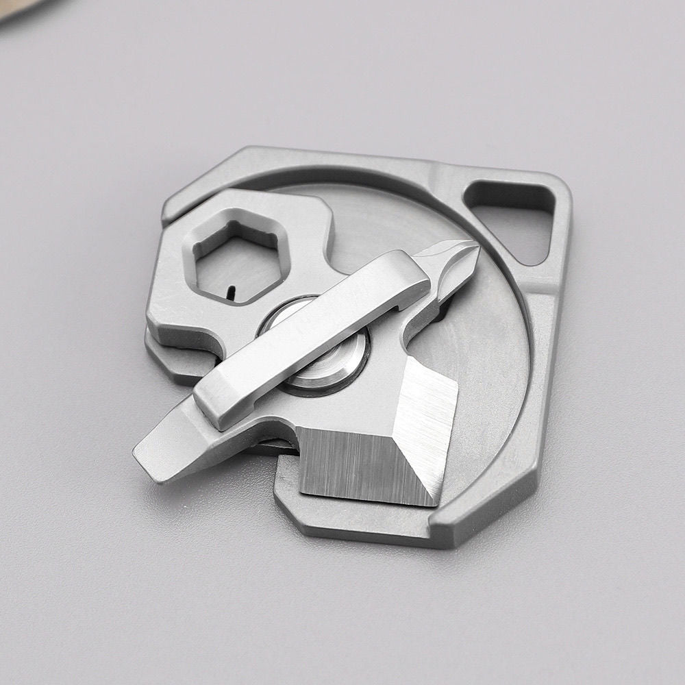Titanium Alloy Mini Multi-function Keyaccessoryr Backpack EDC Tool