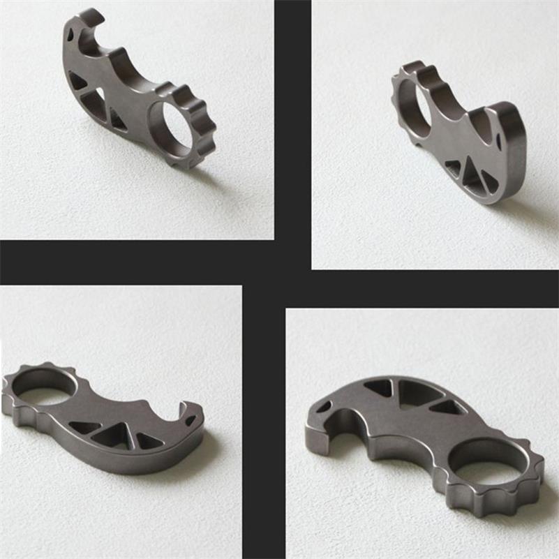 Titanium Monster Bottle Opener Multi-Function Keyaccessoryr EDC Backpack Tool