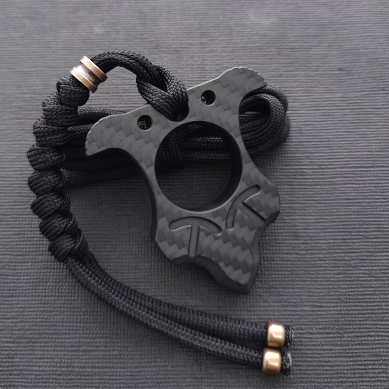 Various Styles of Carbon Fiber Single Finger Keyaccessoryr Backpack Outdoor Tool