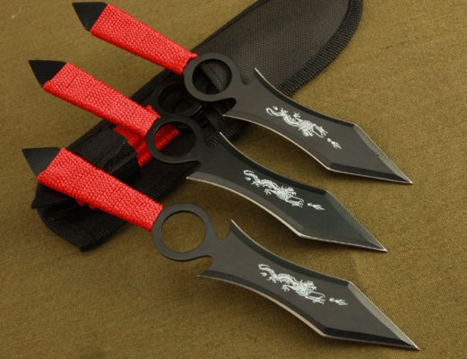 3PCS Outdoor Easy Carrying EDC Tools with Nylon Case