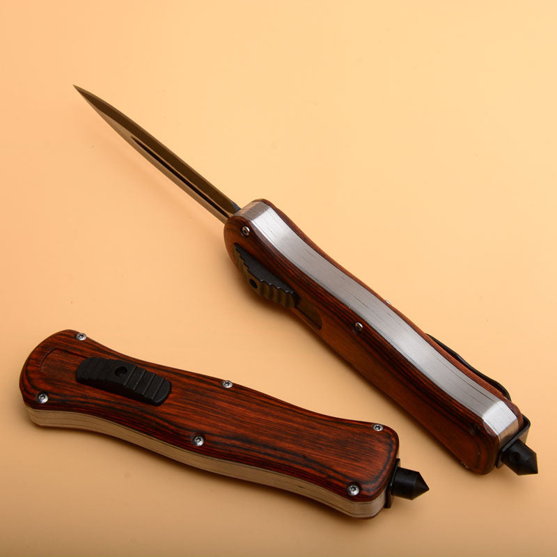 Wood Handle EDC Camping Pocket Tool