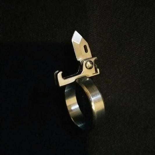 Folding Brass Knuckle Knife - Tacsafeworld EDC Gadgets
