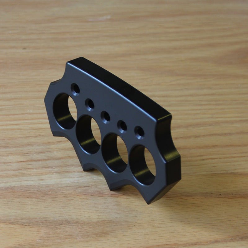 Knuckles Weapon Black Aluminium Alloy Light - Tacsafeworld EDC Gadgets - Tacsafeworld EDC Gadgets