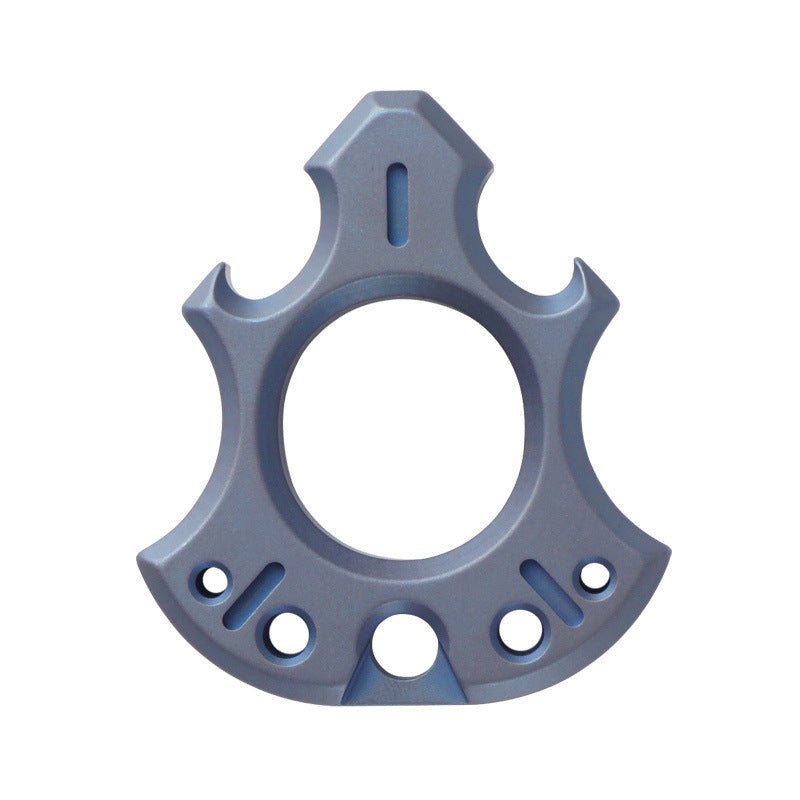 Titanium Alloy Wasteland Style One Finger Knuckle Duster - Tacsafeworld EDC Gadgets