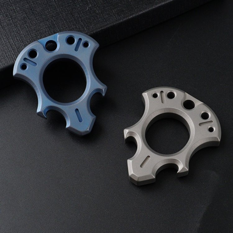Titanium Alloy Wasteland Style One Finger Knuckle Duster - Tacsafeworld EDC Gadgets