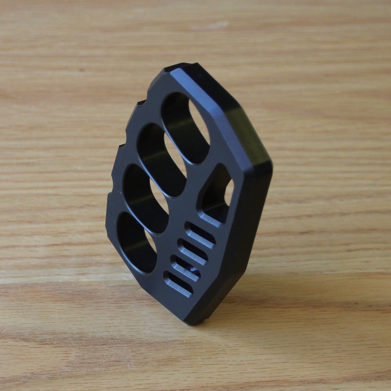 Self Defense Knuckle Rings Black Aluminium Alloy Light - Tacsafeworld EDC Gadgets - Tacsafeworld EDC Gadgets