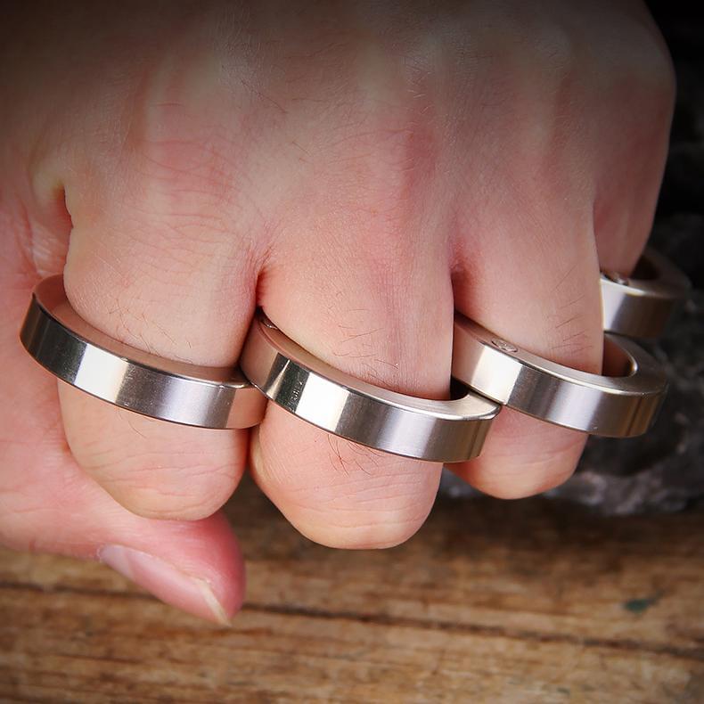 Folding Brass Knuckles 440C Stainless Steel