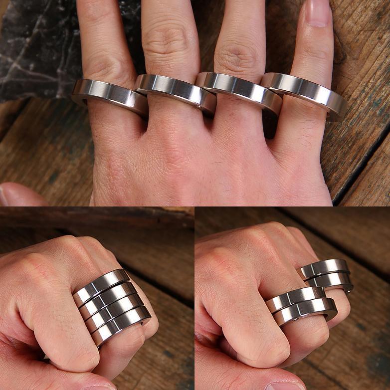 Folding Brass Knuckles 440C Stainless Steel
