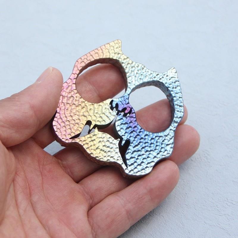 Bulldog Two Finger Titanium Knuckles - Tacsafeworld EDC Gadgets
