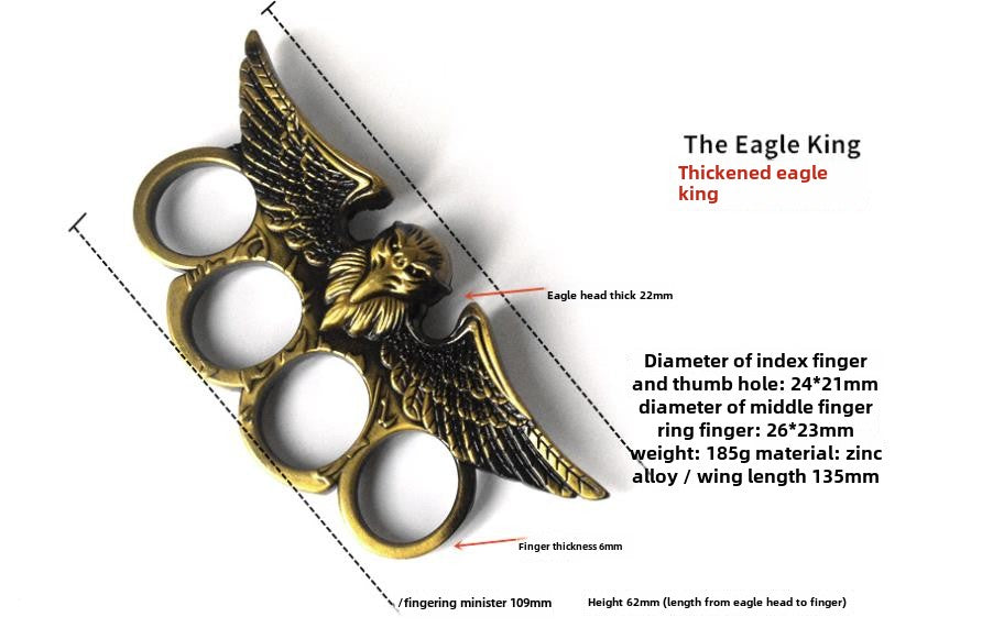 Thickened Zinc Eagle King Gloves Outdoor Tool